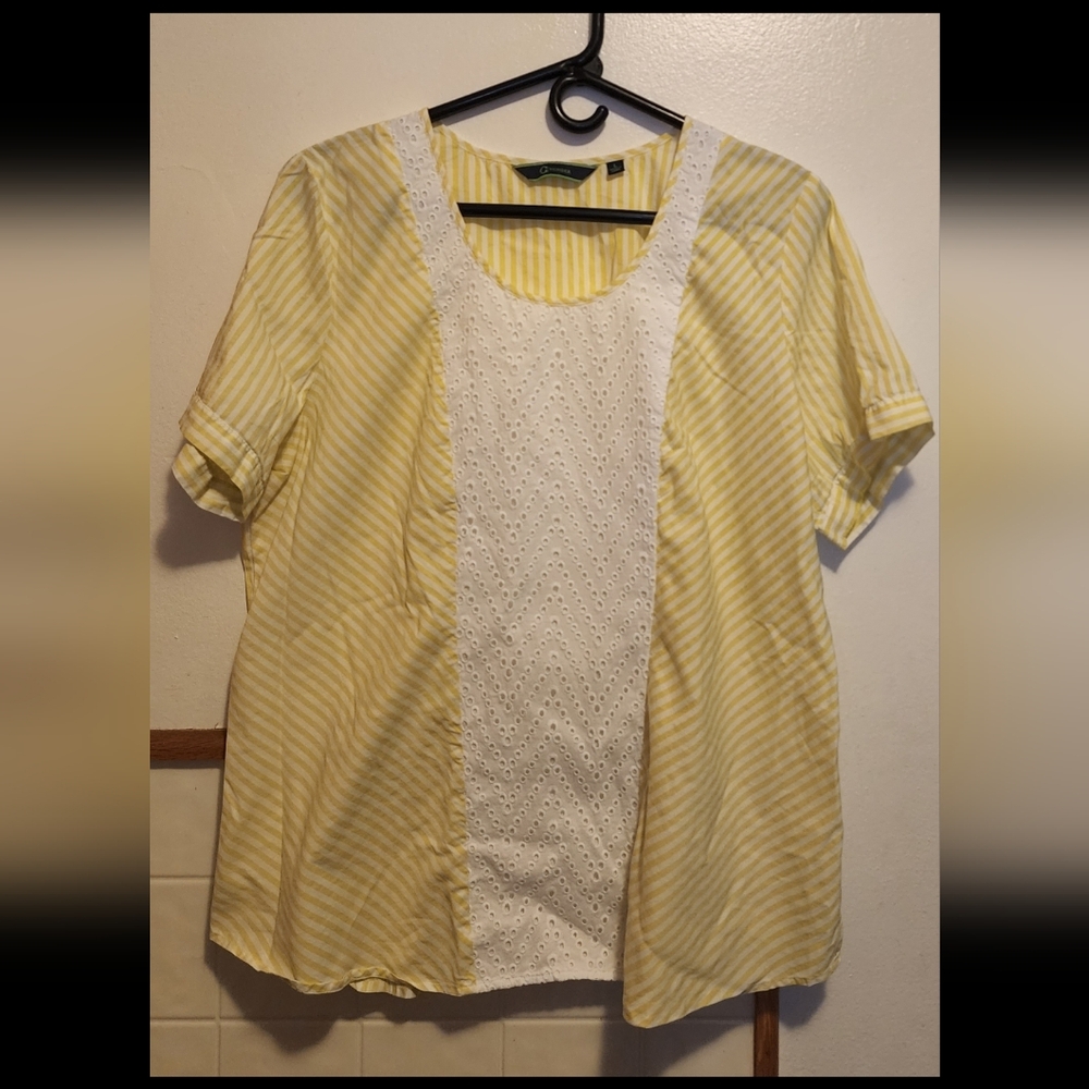 *Yellow Striped Top